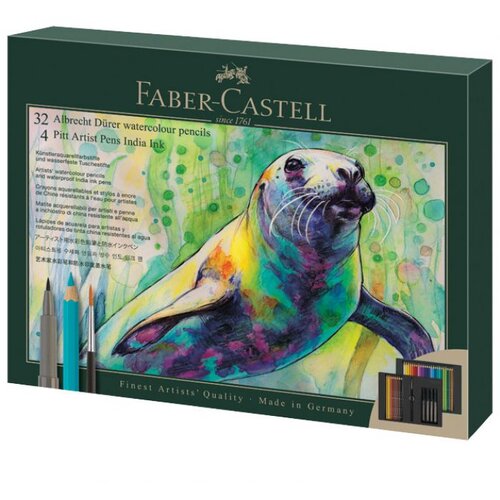  SET ALBRECHT D&Uuml;RER & PITT ARTIST PEN PK37 FABER CASTELL 217553 SORTIRANO Cijene