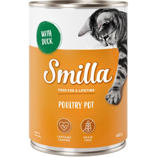 Smilla 20 + 4 gratis! mokra mačja hrana 24 x 400 g - Perutninski lonček - Mehka perutnina z raco Cene