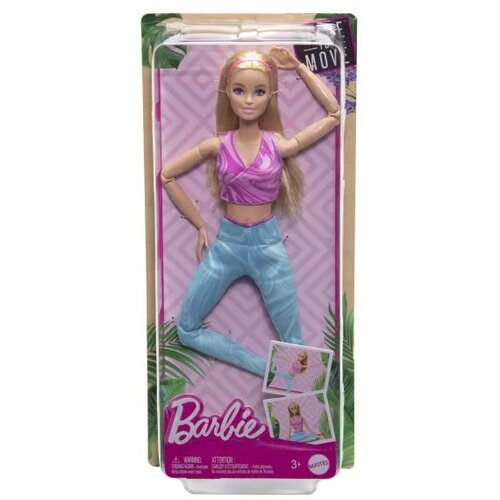 Barbie Barbie: Fleksibilna joga lutka sa plavom kosom - Cene
