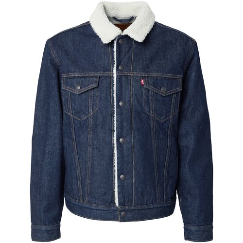 Levi's Prehodna jakna 'Type III Sherpa Trucker Jacket' moder denim Cene