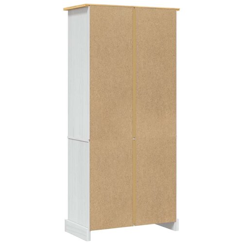  Kredenc od borovine meksički stil Corona bijeli 80x40x170 cm Slike