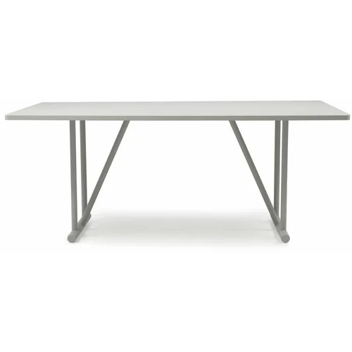 Tenzo sivi blagovaonski stol Grain , 180 x 90 cm