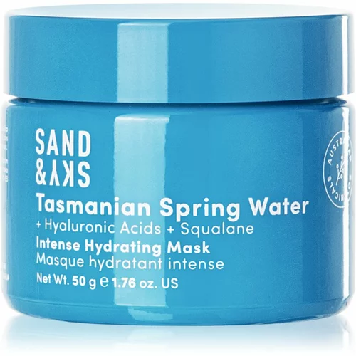 Sand & Sky Tasmanian Spring Water Intense Hydrating Mask intenzivna hidratantna maska 50 g
