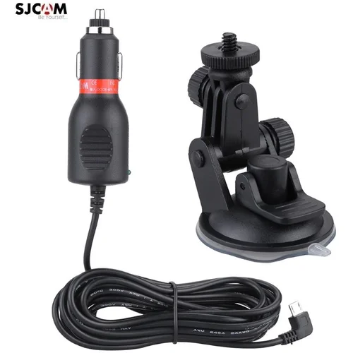 RIFF SJCam originalna kamera SJ8 pritrditev z avtomobilskim priseskom + polnilec USB tipa C 5V 2A, (21154780)