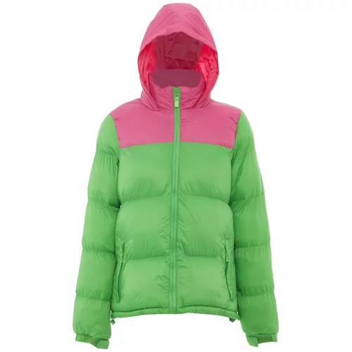 MO Zimska jakna zelena / roza