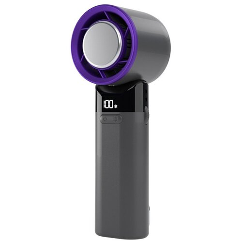 INF Prenosni mini USB ventilator s polprevodni&scaron;kim hlajenjem in LCD DarkGrey, (5000286536) Cene