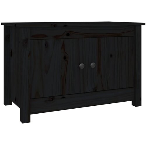 Maison Chic Omarica za obutev - Kopa za čevlje črna 70x38x45,5 cm trdna borovina, (21778171) Cene