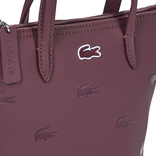 Lacoste Torbe za čez ramo Mini cabas zipp&amp;eacute; L.12.12 Holiday Bordo Slike
