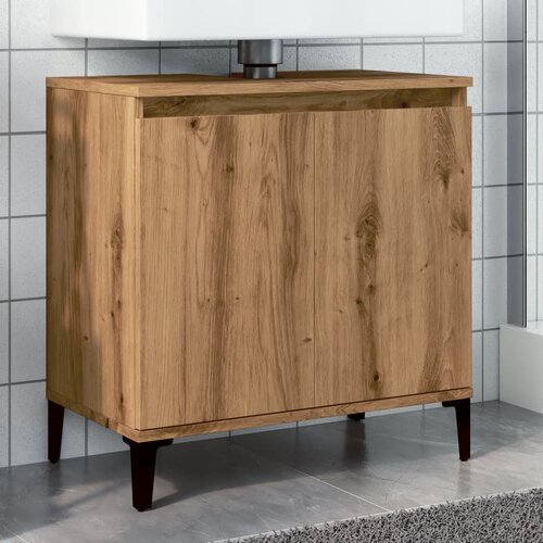 vidaXL Ormarić za sudoper Artisan hrast 58x33x60 cm izrađeno drvo Cijene
