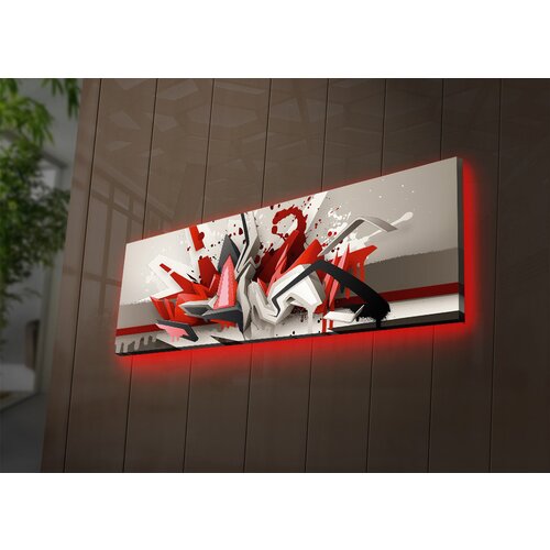 Opviq slika na platnu sa LED osvetljenjem 30x90cm Slike