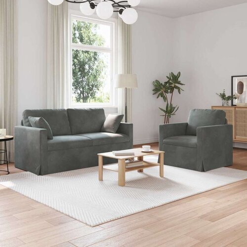 SOFA Kavč 2 pcs Temno siva, (5000145999) Slike