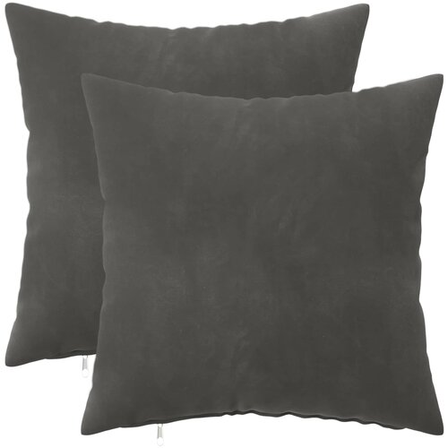  Presvlaka za jastuk 2 pcs HEERLEN Tamnosiva 35 x 35 cm Baršun Cene