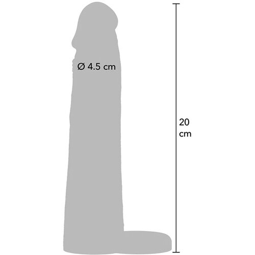 Inferno Penis Sleeve Liquid Silicone Ring 20cm Skin Slike