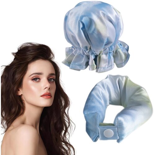 INF Komplet naglavnih trakov za kodranje brez ogrevanja (1 palica, 1 gumica) - Tie-Dye nebesno modra, (21553709) Cene