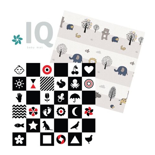 IQ Global IQ sklopiva podloga Kontrasti+Žirafko 150x200 cm( 21399 ) Slike