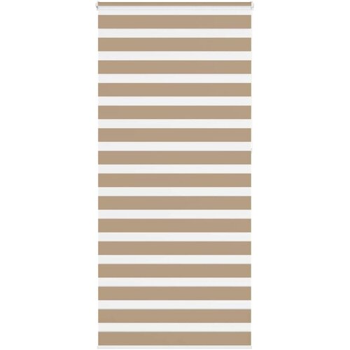 vidaXL Zebra zavesa pe&scaron;čeno rjava 115x230 cm &Scaron;irina blaga 110,9 cm Poliester, (5000298399) Cene