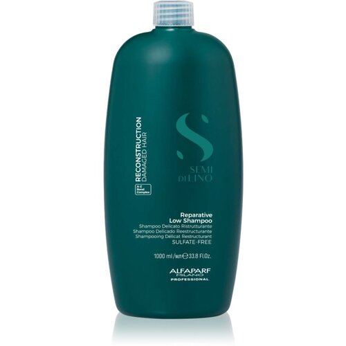 ALFAPARF MILANO Semi di Lino Reconstruction Reparative obnovitveni &amp;scaron;ampon za po&amp;scaron;kodovane lase 1000 ml Slike