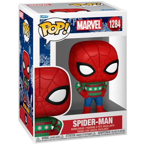 Funko bobble figure marvel pop! - spider-man (holiday) Slike