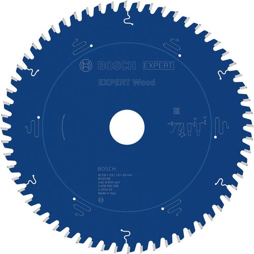 Bosch list testere za drvo expert 2608902208, 216 mm, 60T Cene