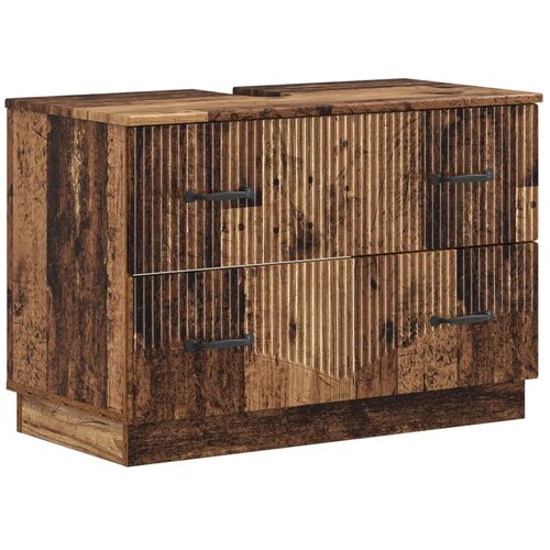  Kupaonski ormarić za sudoper HOORN Staro drvo 82 x 41 x 56 cm - Staro drvo Cijene