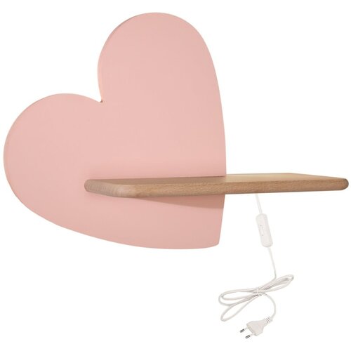 Candellux Lighting Ružičasta dječja lampa Heart - Cijene