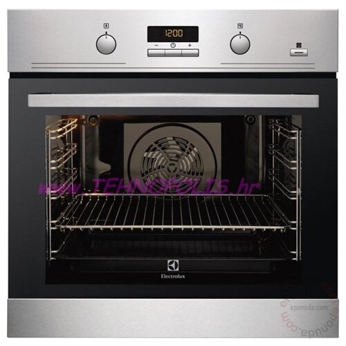 Electrolux Ugradbena pećnica sa grilom, 2980W, INOX, A - EOB3454AOX, Srebrna boja Cijene