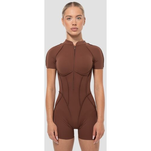 GymBeam Women&amp;lsquo;s Cosmo Jumpsuit Brown Slike