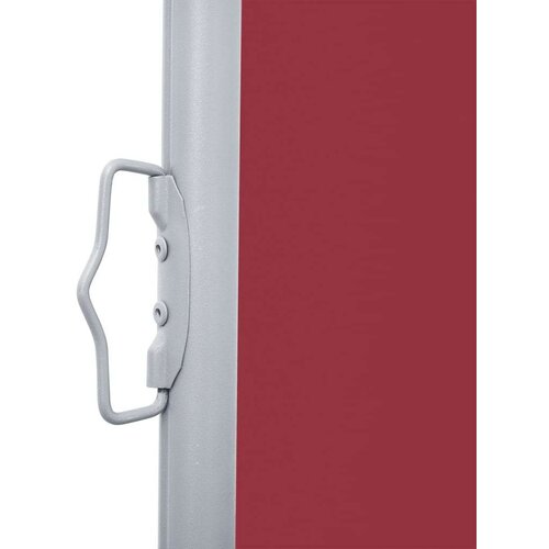 VidaXL Uvlačiva bočna tenda 100 x 1000 cm crvena Slike