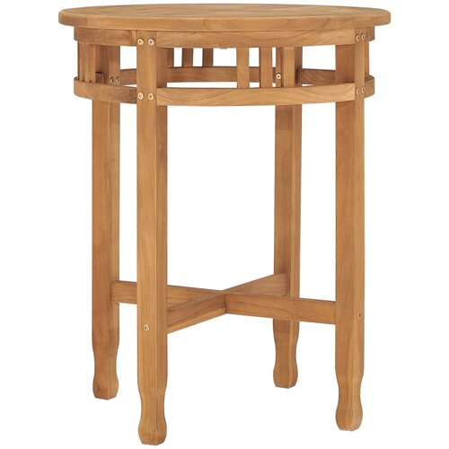 vidaXL Bistro miza Ø60x60 cm trdna tikovina Cene