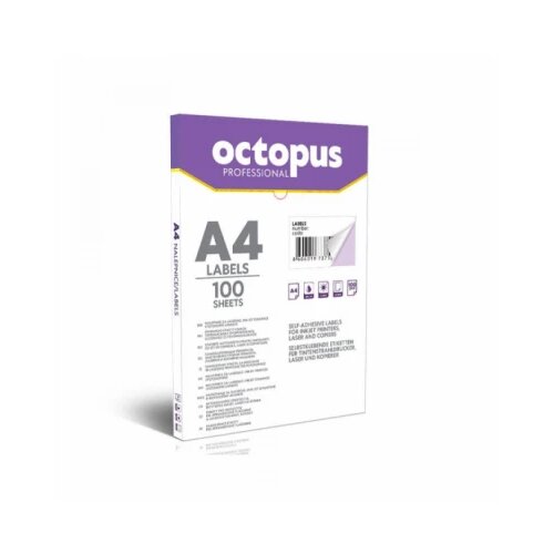 Octopus Nalepnice A4/65 38,1x21,2 1/500 UNL-2512 Slike