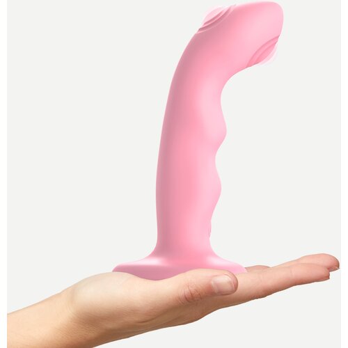Strap-On-Me Tapping Dildo Wave Coral Pink Cene
