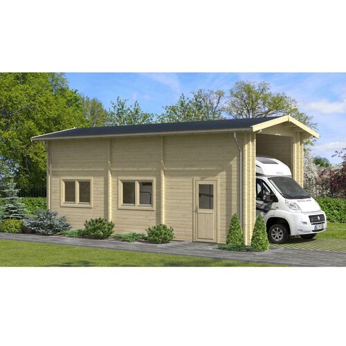 Male kuće CARAVAN GARAŽA 390 &times; 884 cm &ndash; bez zavr&scaron;nog krovnog pokrova Cijene