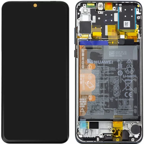 Huawei Originalni Complete Block: LCD zaslon na dotik z vgrajeno baterijo 3340 mAh - crn str. P30 Lite, (20886277)