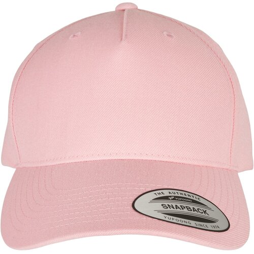 Flexfit YP CLASSICS 5-PANEL PREMIUM COVERED CAP Visor SNAPBACK CAP prism pink Slike