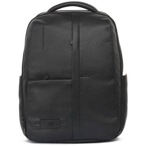Piquadro Nahrbtniki N ZAINO 14 IN PELLE Črna Slike