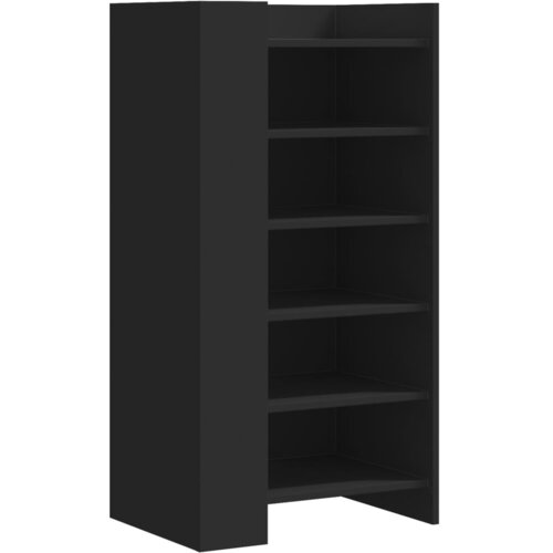 Maison Chic Omarica za obutev - Kopa za čevlje črna 52x37,5x100 cm inženirski les, (21778381) Slike
