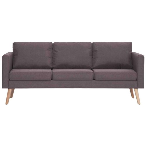  2-dijelni set sofa od tkanine bež Slike