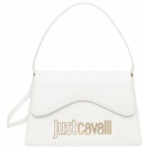 Just Cavalli - - Bela ženska logo torbica Slike