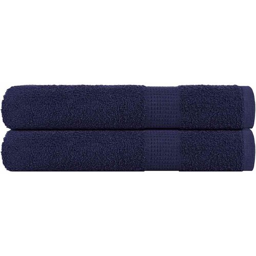 Furnova Brisače za savno 2 kos modra 80x200 cm 360 g/m² 100% bombaž, (21916864) Cene