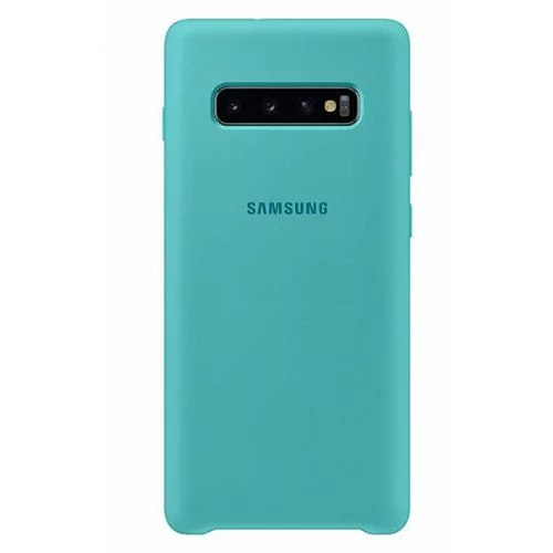 Samsung original silikonski ovitek EF-PG975TGE za Galaxy S10 Plus G975 - zelen