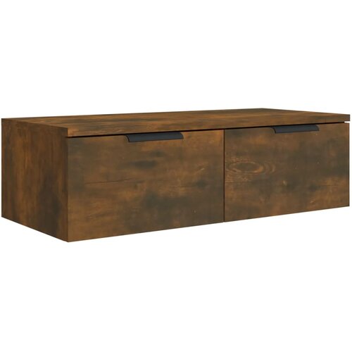 Maison Chic Stenska omarica - Zidna omarica dimljeni hrast 68x30x20 cm inženirski les iu740, (22063055) Slike