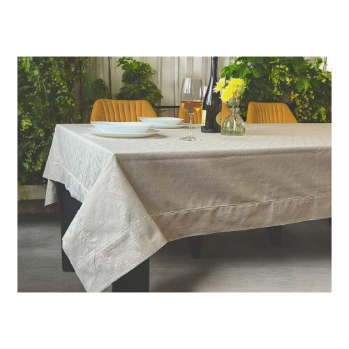 Stolnjak Emina Krem boja 160x300cm ( VLK000492-eminakremboja ) Slike