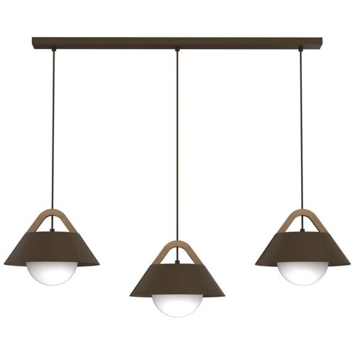  luster na sajli funda 3xE27/15W/230V braon Cene