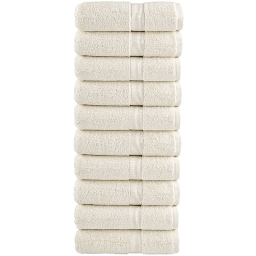 vidaXL Premium ručnici za goste SOLUND 10 kom. krem boje 30x50 cm 600 g/m² - Krema 30 x 50 cm 10 Cene