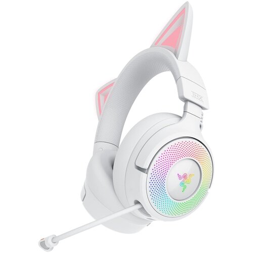 Razer Kraken Kitty V3 Pro brezžične slu&scaron;alke bele barve Cene