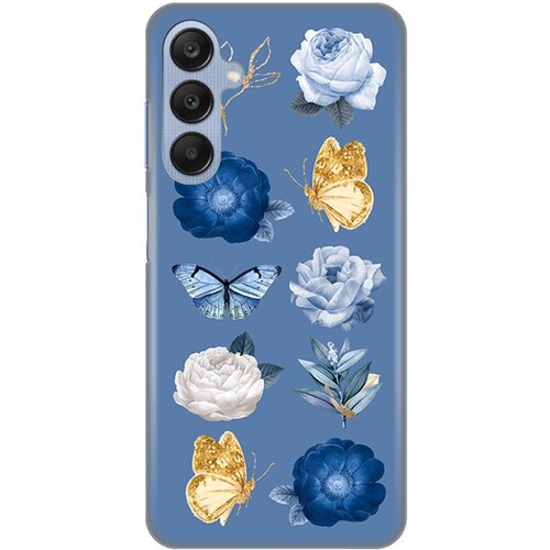  torbica silikonska print za samsung A256B galaxy A25 5G dusty blue Cene