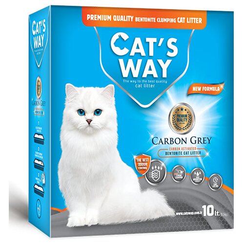 Who Cares cat's way posip za mačke box carbon grey ultra compact 10l Cene