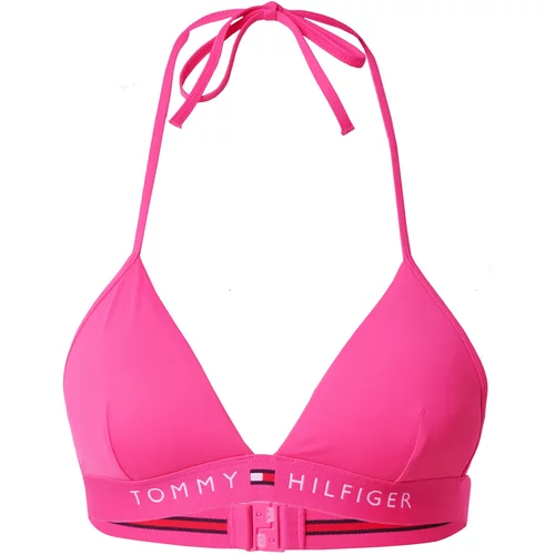 Tommy Hilfiger Bikini zgornji del mornarska / neonsko roza / rdeča / bela