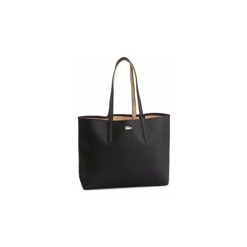 Lacoste Ročna torba Shopping Bag NF2142AA Črna
