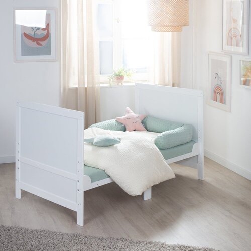 Roba Bela otro&amp;scaron;ka posteljica z nastavljivo vi&amp;scaron;ino 70x140 cm Easy Sleep &amp;ndash; Slike
